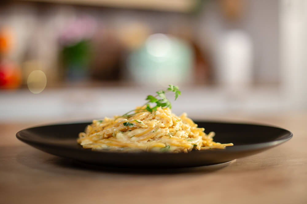 Spaghete in sos brie
