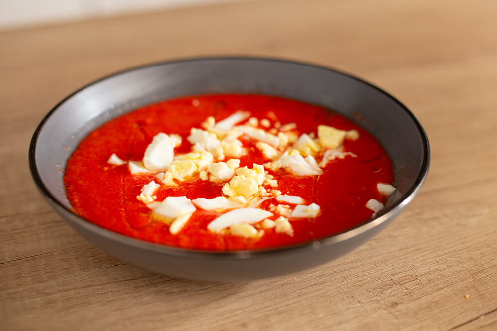 Salmorejo - supa rece cu ou