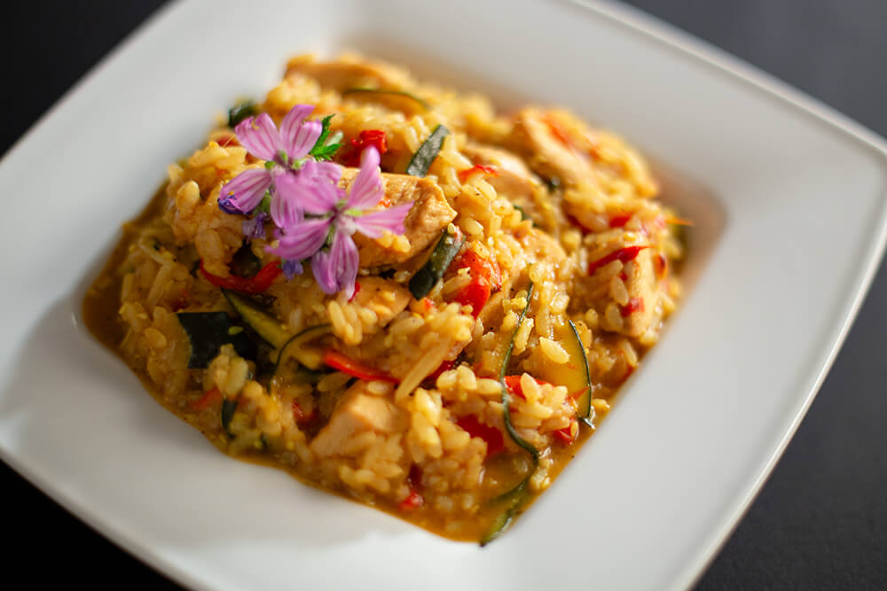 Orez Shanghai cu pui si legume