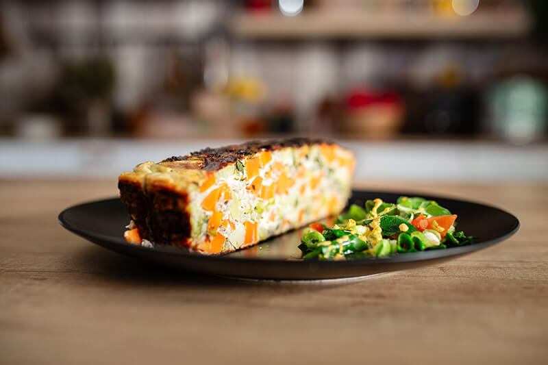 Tarta de broccoli si morcov