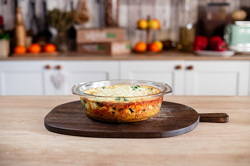 Tarta de noodles cu brie