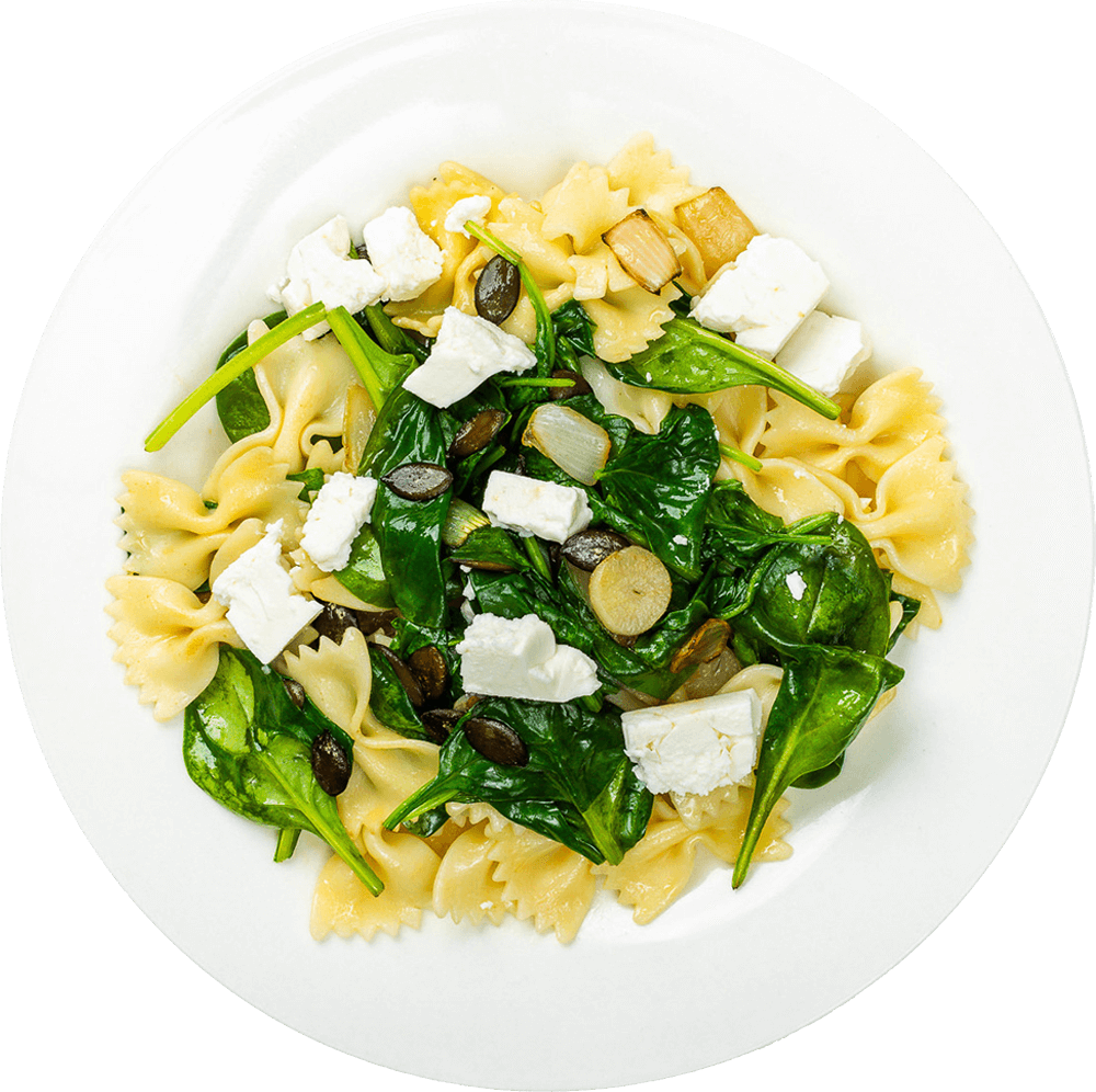 Fotografie Farfalle cu spanac Fotografie Farfalle cu spanac