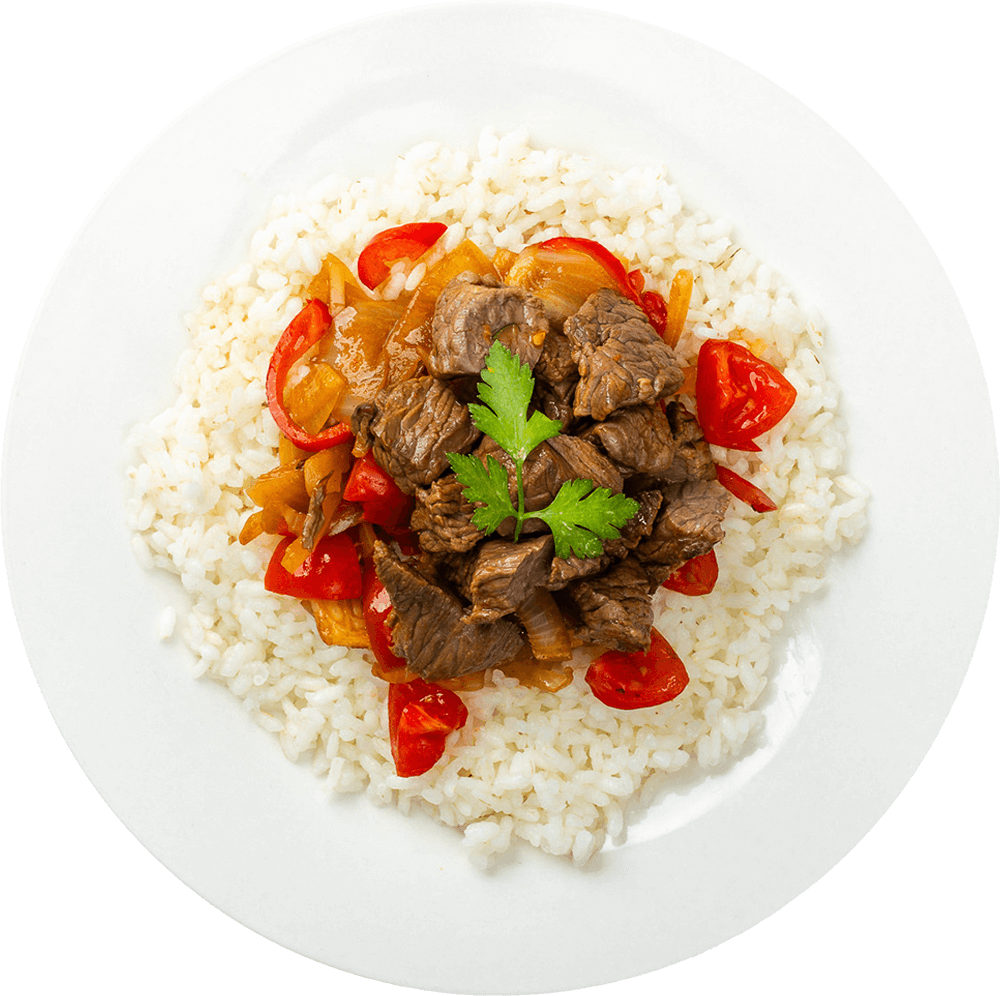 Fotografie Lomo saltado (vita sud-americana)