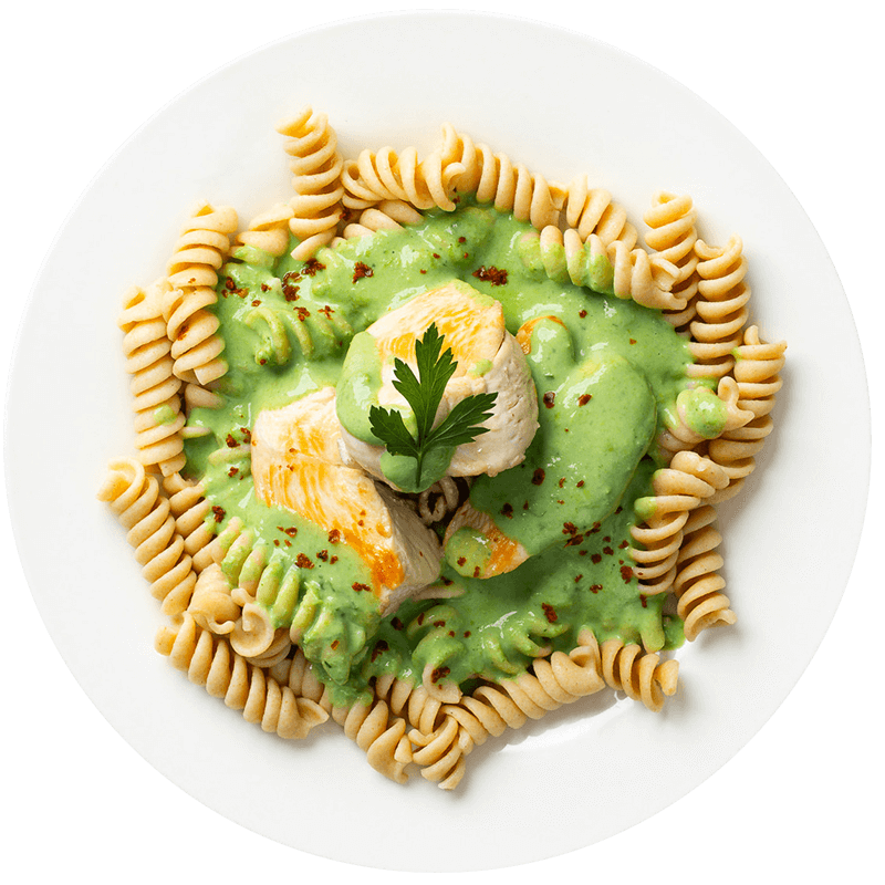 Fotografie Piept de pui cu salsa verde