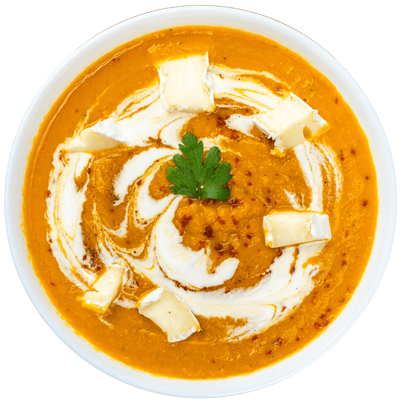 Fotografie Supa crema de morcovi si camembert