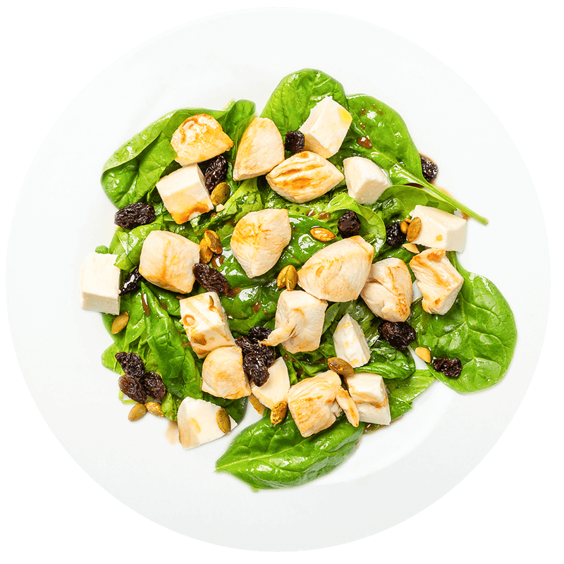 Fotografie Salata mediteraneana de pui Fotografie Salata mediteraneana de pui