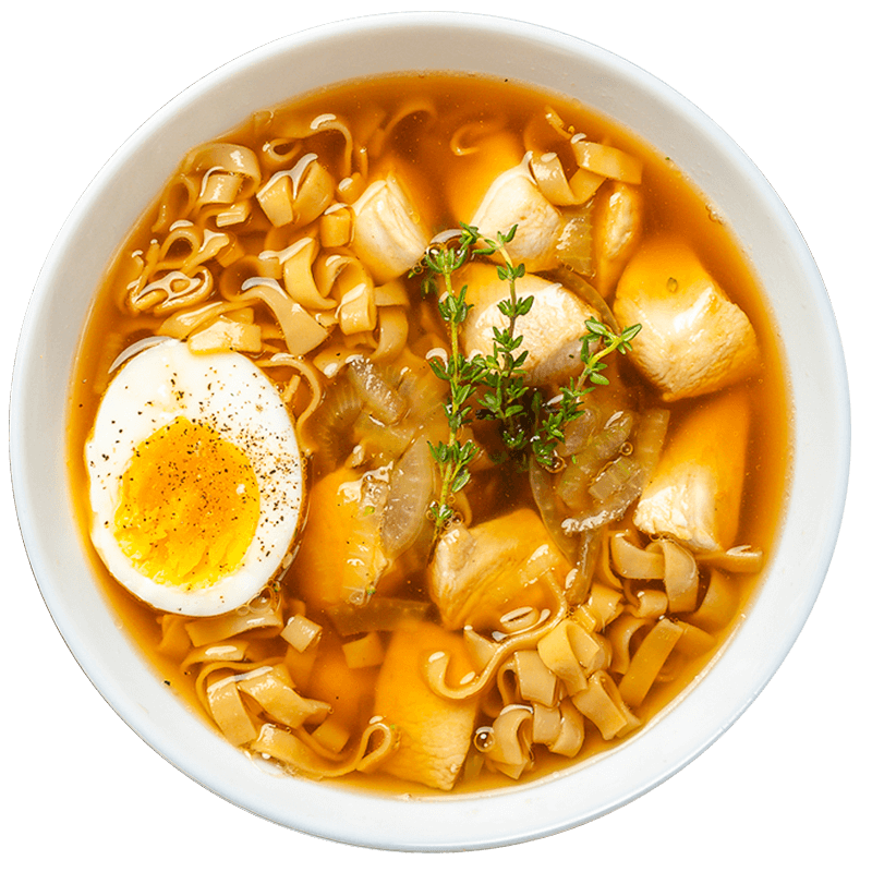 Fotografie Supa de pui cu noodles