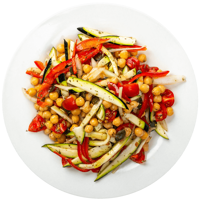 Fotografie Salata de naut cu legume marinate